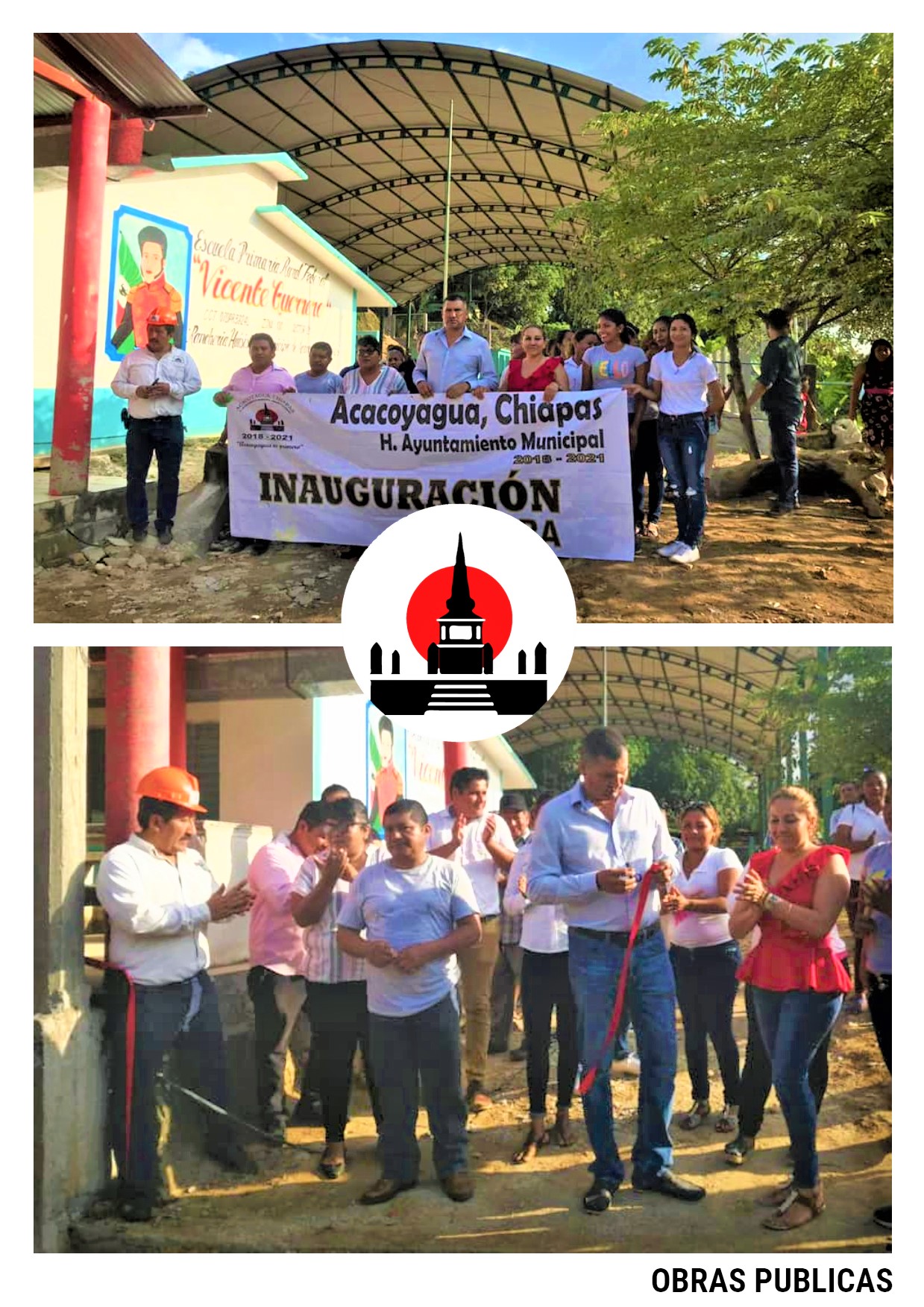 INAUGURACIÓN DE OBRA (BARDA PERIMETRAL) ESC. PRIM. VICENTE GUERRERO